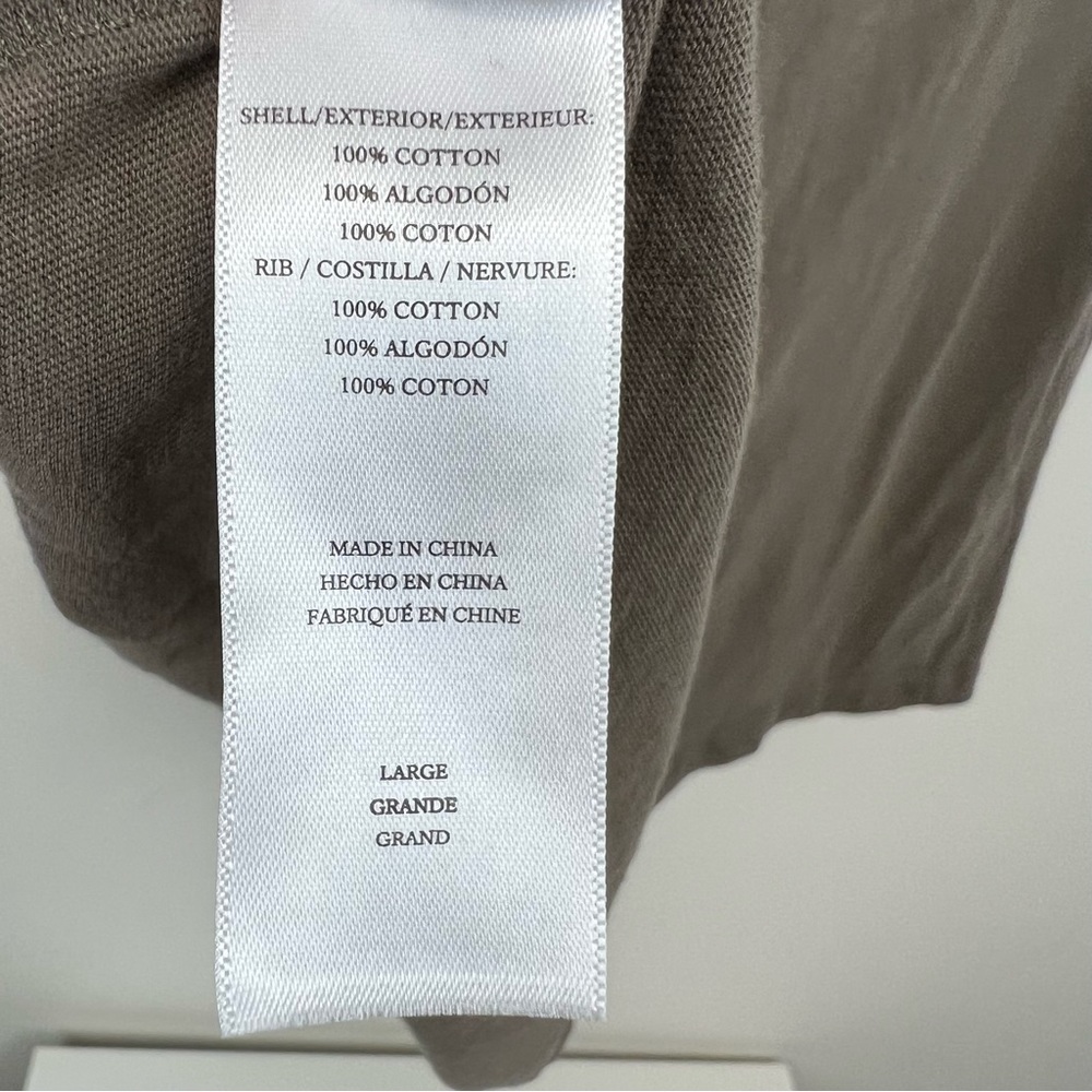 Rails Edie Dress in Canteen Olive Green Women’s Large Faux Wrap T-Shirt Casual - Picture 10 of 10